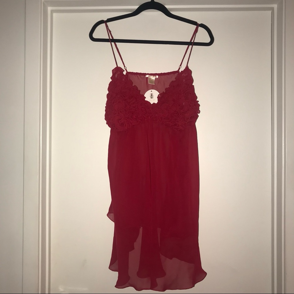 Ashley Stewart/lingerie nightie chemise/red Sz 2X /bundle for discount/0547